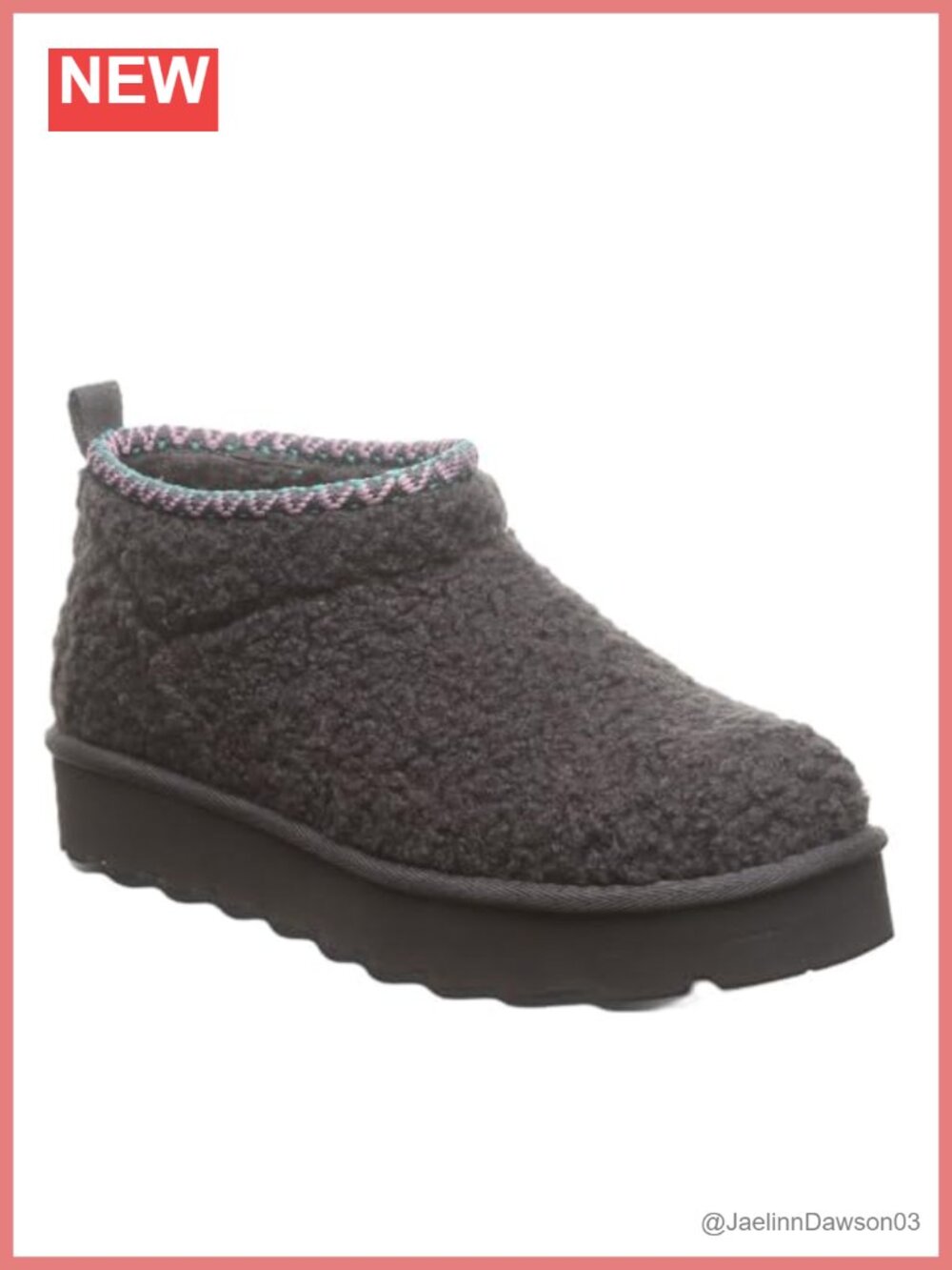 Faux Fur Mid-Calf Slip On Winter Boots